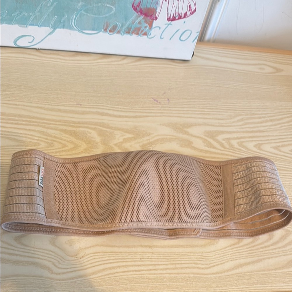 Tan Mesh Waist Support Belt